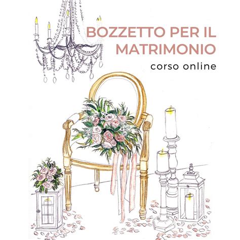 Corso bozzetto per il matrimonio .